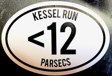 Kessel Run Millennium Falcon Sticker, high-qu...
