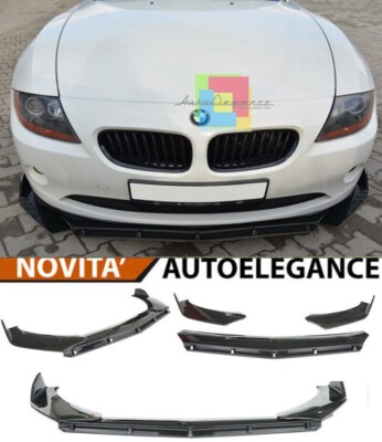 BMW Z4 E86 FRONT STOSSSTANGE BLATT ABS LOOK RS SCHWARZ SPLITTER