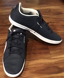 tênis puma bmw motorsport azul e branco