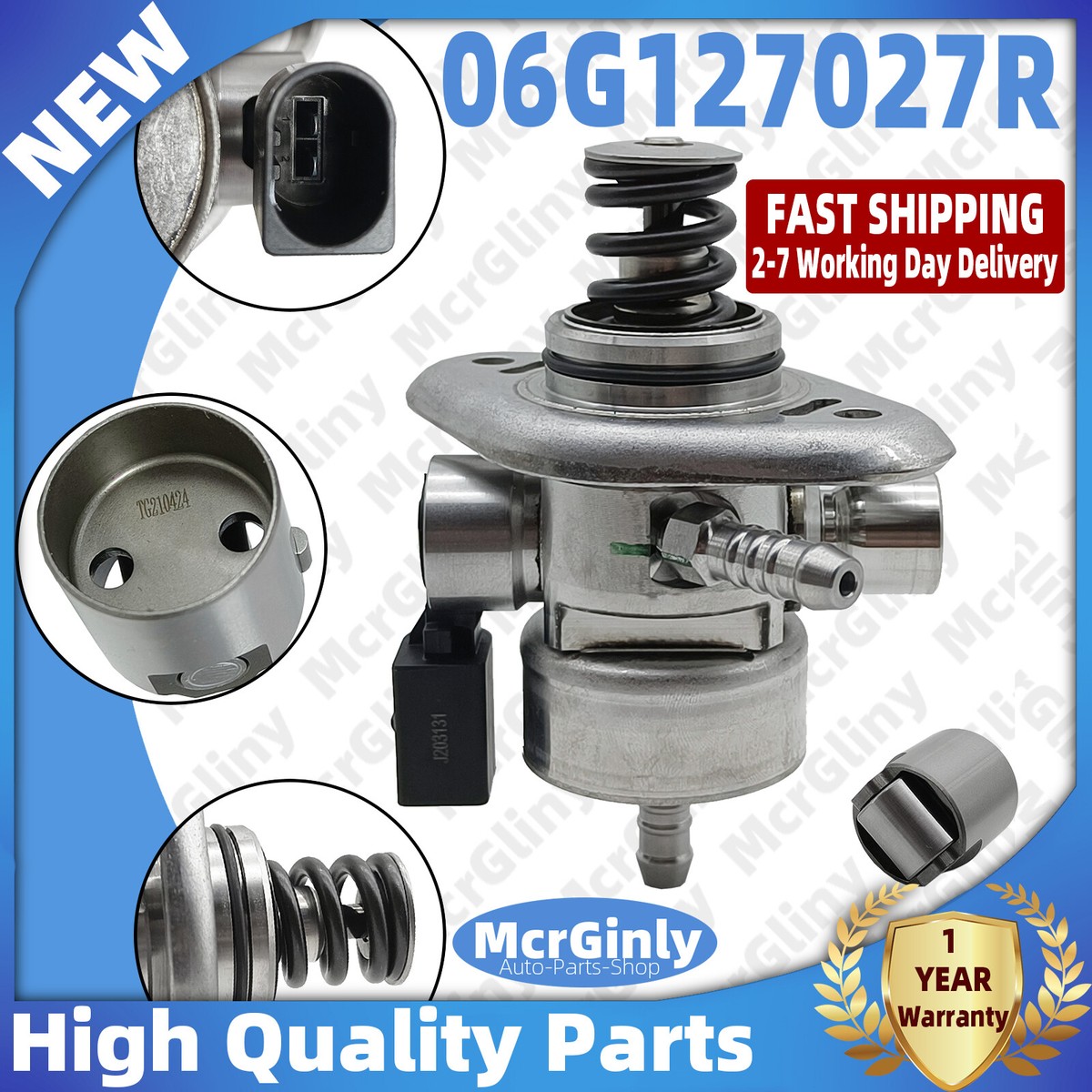 2.0T High Pressure Fuel Pump 06G127027D For VW Tiguan Passat Audi