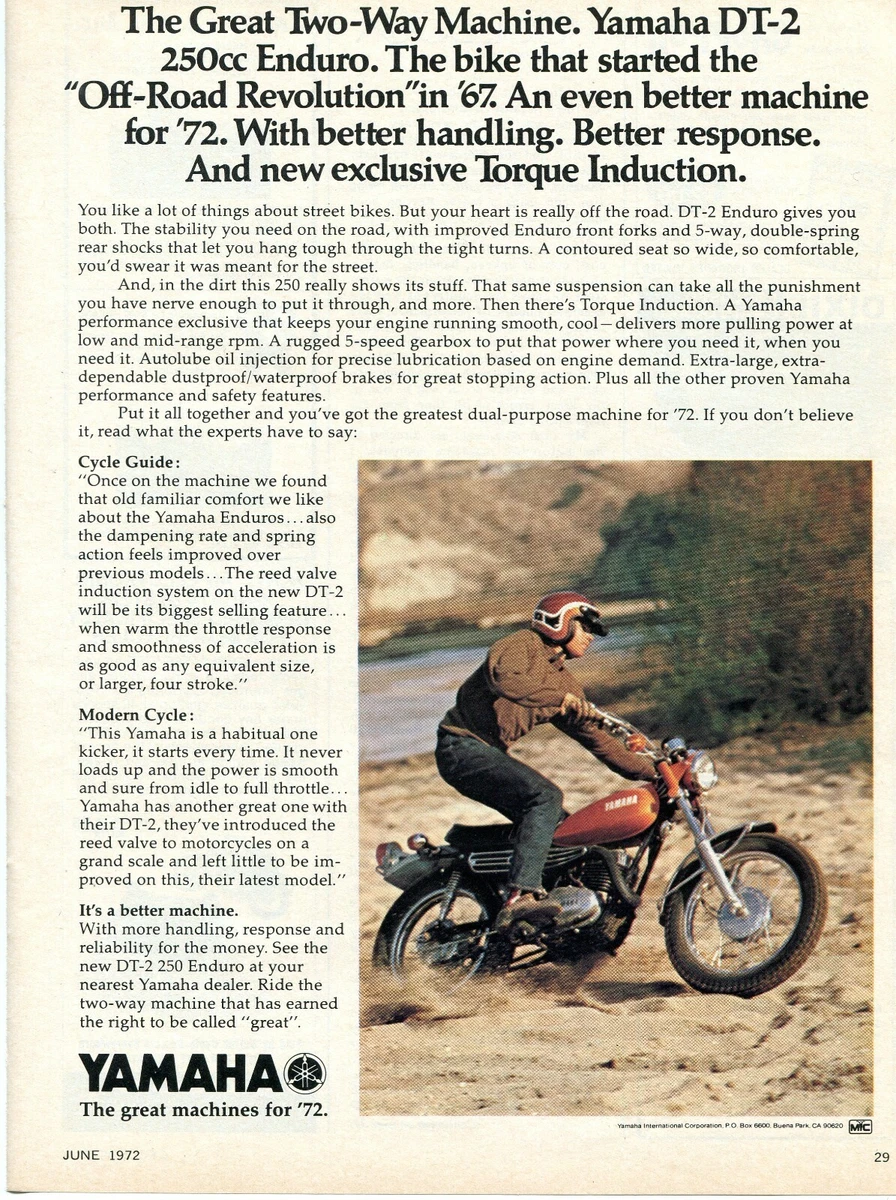Yamaha dt 250cc deals