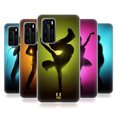 HEAD CASE DESIGNS SILHOUETTE PERFORMERS SOFT GEL CASE FOR HUAWEI PHONES 4