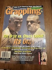 Tito Ortiz and Chuck The Iceman Liddell Signed GRAPPLING Magazine UFC RARE 2004