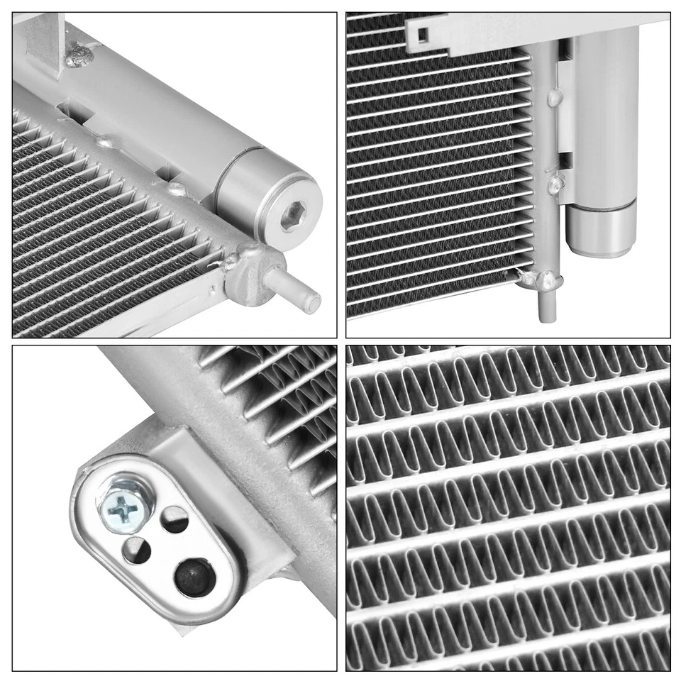 Condensador de aire acondicionado para 2006 2007 2008 2009 2010 2011 Honda Civic sedán aluminio Foto 2 de 4