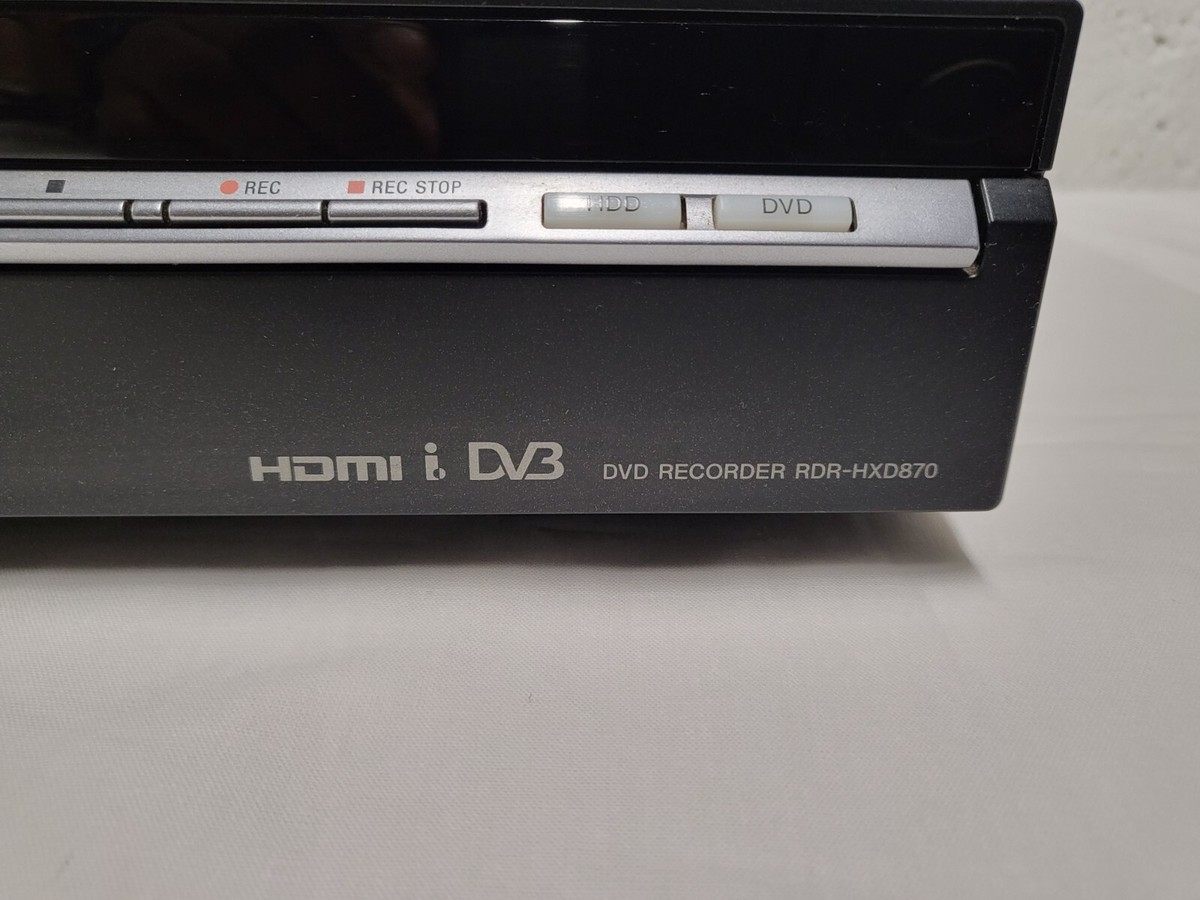 Sony RDR-HXD870 160GB HDD & DVD Recorder with DVB Freeview