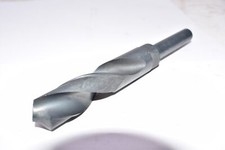 NEW 13/16'' Reduced Shank 2-Flute HSS Drill Bit 6-3/8'' OAL x 1/2'' Shank 
