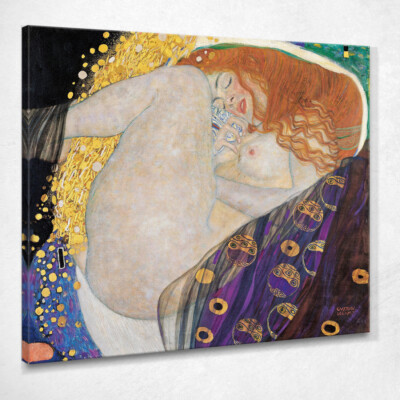 Titel Danae Gustav Klimt, kg69 Leinwandbild