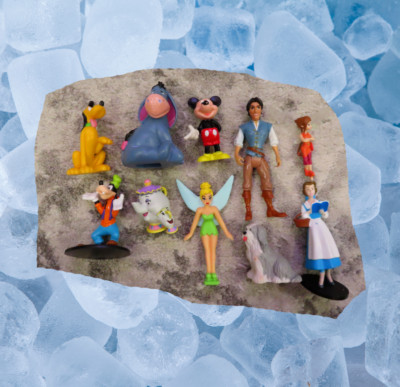 10 Vintage Disney Random PVC Figures Goofy, Pluto, Tinker Bell, Eeyore ...