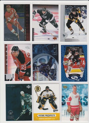 Misc. Upper Deck UD Hockey NM you pick base stars RC rookie inserts Hall of Fame