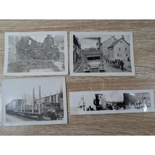 Original WWII Era German Photo Lot WWII Europe Military Street Scenes