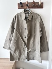 Muji Structured Cotton Mac Coat – Beige
