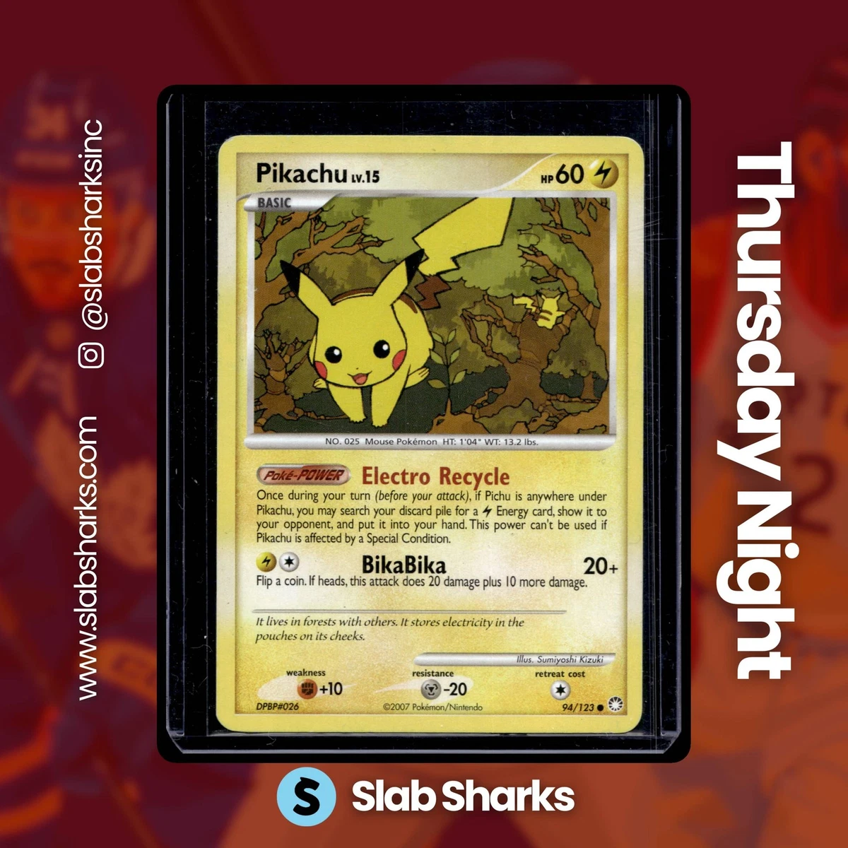 Pikachu Pokémon TCG Mysterious Treasures Individual Collectible