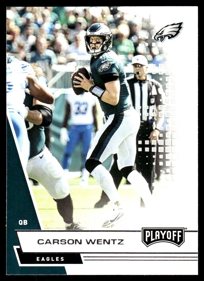 Carson Wentz 2020 Panini Playoff #184 Eagles NFL READ FREE SHIPPING AutographDen