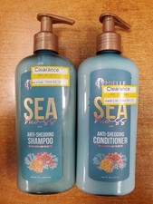 2 Pk: MIELLE Sea Moss Anti-Shedding Shampoo/Conditioner 8 oz ea 5997/5980 6D