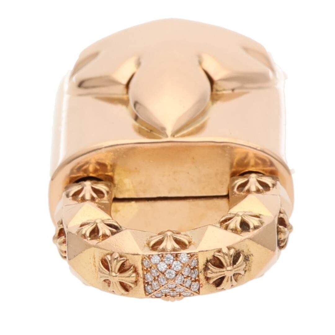 Chrome Hearts 22k P D Padlock Flerknee PAVE Diamond gold Necklace Top Men's Used thumbnail 6