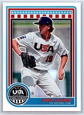 2025 Panini Stars &amp; Stripes USA Baseball Aiden Stillman #46 USA