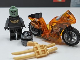 NEW Ninjago Cole (Skybound) + Motorcycle Custom Lego Minifigure 2016