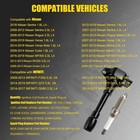 4PCS UF549 Ignition Coil Pack and 9029 Spark Plug for Nissan Altima, Rogue, S...