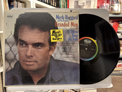 Merle Haggard And The Strangers Branded Man 1967 Vinyl LP In Shrink Wrap G+/VG+
