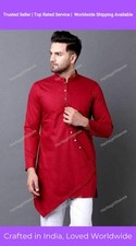 Mens Kurta Designer Men Indian Kurta Bollywood Mens Sherwani Churidar Ready made