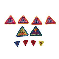 Vintage Girl Scouts Patches Embroidered Collectible Badges Design Lot of 10