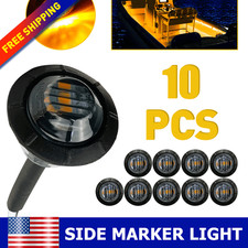 Led Truck Running Board Lights 34 Bullet Design Whiteamber 12v24v Universal