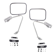 Mirror Set For 1987-91 Ford F-150 F-250 F-350 Bronco Manual Folding Left Right