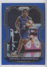 2021 Panini Prizm WNBA Blue 103/149 Crystal Dangerfield #41 Rookie RC 12v9