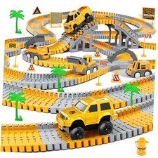 Kids Toys 253 PCS Toy for 3 4 5 6 7 8 Year Old Boys Construction Race Tracks