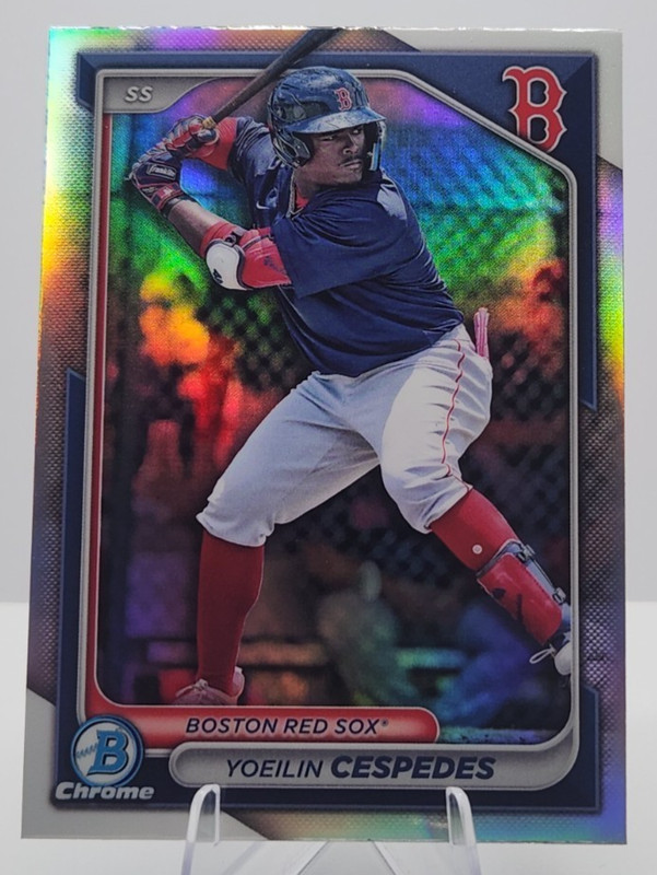 2024 Bowman Chrome Prospects Yoeilin Cespedes Refractor