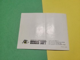 Bomberman NES Nintendo Operation Manual Only Authentic