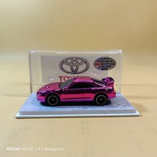 Hot Wheels TOYOTA CELICA GT-FOUR METAL Pink CHROME (WANGSTAR CUSTOM) REAL RIDER