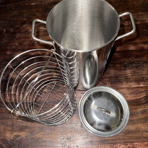 Bella Asparagus Vegetable Steamer pot pan with lid and basket 3 qt - Picture 9 of 12
