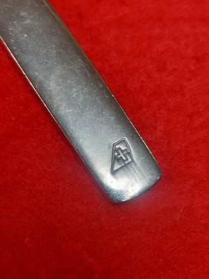SWISS INTERNATIONAL AIR LINE STAINLESS FLATWARE FORK 7'' MADE BY SOLA