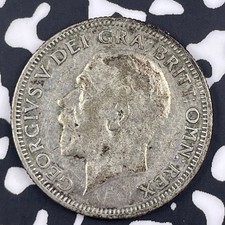 1931 Great Britain 1 Shilling Lot#C9575 Silver!