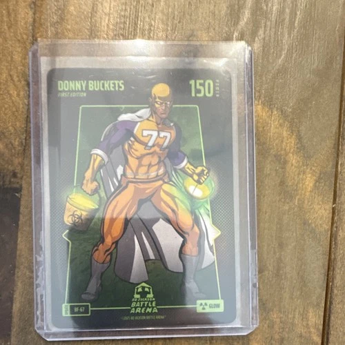 Bo Jackson Battle Arena Donny Buckets #150 1st Edition Glow Sports Trading Card