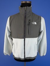 The North Face Denali Fleece Jacket Women's Medium White and Gray Polartec