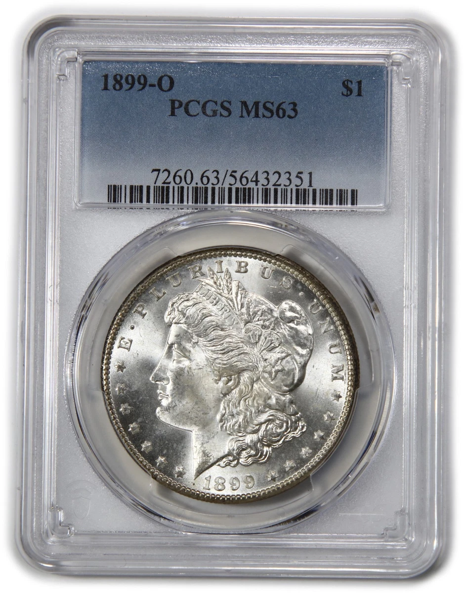 25+ MS 63 Graded 1899 Year Morgan US Dollars (1878-1921) for sale