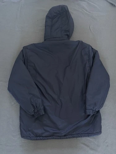 Tiger Collection Navy Blue Insulated Hooded Jacket Size L Nylons With Flaws image 10