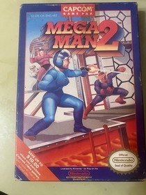 Mega Man 2 with box 1989 for Nintendo NES.  Tested working! Holiday Sale!