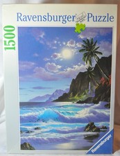 RARE Vintage Ravensburger 1500 pc Moonlit Dream puzzle by Anthony Casey 1997
