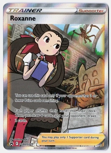 Roxanne GG66/GG70 Crown Zenith: Galarian Gallery Ultra Rare Holo