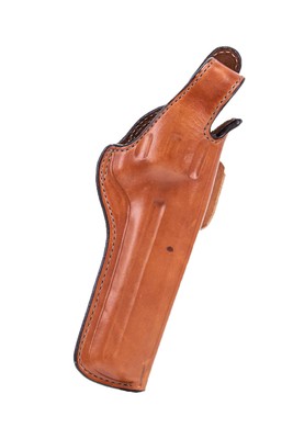 Bianchi, 5BHL Leather Holster, Tan, Size 11, Right Hand