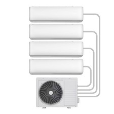 Image of electriQ iQool Multi-Split 4 x 12000 BTU Smart W BUN/iQool-4MS12K12K12K12K/97610