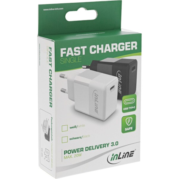 31500C Inline Usb Pd Netzteil LadegeräT Single USB-C Power Delivery 20W Wei ~D~-image