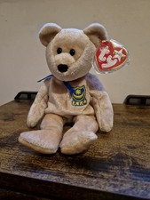 Premier Bear Ty Beanie Baby Collectible Plush Toy with Tags Soft Toy