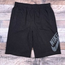 Nike SB Boys Shorts Fleece Skateboarding Logo Black Size L 12-13 YRS Athletic