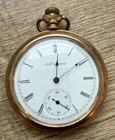 ANTIQUE 1922 Elgin 7 JEWEL POCKET WATCH Gold filled Case - Not Working