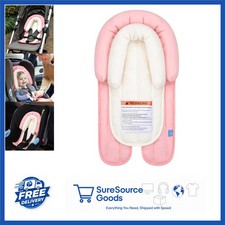 Extra Soft Breathable Car Seat Insert for Newborns - Pink Cotton Cushion Pad