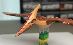 LEGO Dinosaur Pteranodon Figure Reddish Brown Back - Ptera02 - 5883